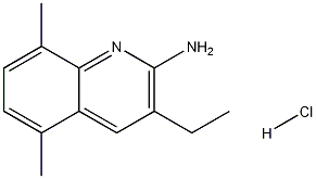 2-Amino-5,8-dimethyl-3-ethylquinoline hydrochloride