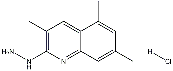 2-Hydrazino-3,5,7-trimethylquinoline hydrochloride