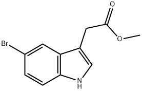 (5-溴-1H-吲哚-3-基)-乙酸甲酯