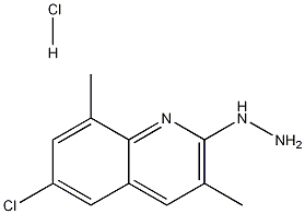 2-Hydrazino-6-chloro-3,8-dimethylquinoline hydrochloride
