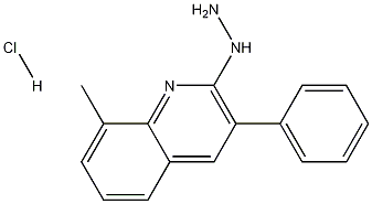 2-Hydrazino-8-methyl-3-phenylquinoline hydrochloride