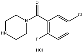 1-(5-chloro-2-fluorobenzoyl)piperazine hydrochloride