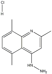 4-Hydrazino-2,5,8-trimethylquinoline hydrochloride