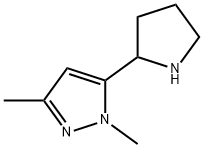 1,3-dimethyl-5-pyrrolidin-2-yl-1H-pyrazole