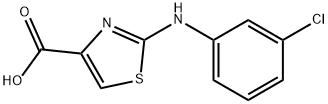 2-((3-Chlorophenyl)amino)-1,3-thiazole-4-carboxylic acid, 95%