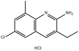 2-Amino-6-chloro-3-ethyl-8-methylquinoline hydrochloride