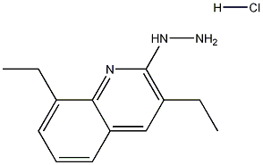 3,8-Diethyl-2-hydrazinoquinoline hydrochloride