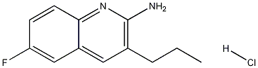 2-Amino-6-fluoro-3-propylquinoline hydrochloride