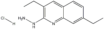 3,7-Diethyl-2-hydrazinoquinoline hydrochloride