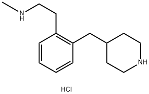 4-{2-[2-(Methylamino)ethyl]benzyl}piperidine dihydrochloride, N-Methyl-2-[(piperidin-4-yl)methyl]phenethylamine dihydrochloride