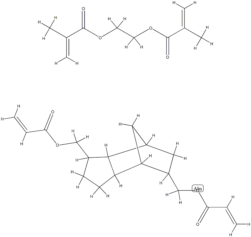 2-Propenoic acid, 2-methyl-, 1,2-ethanediyl ester, polymer with (octahydro-4,7-methano-1H- indene-5,-diyl)bis(methylene) di-2-propenoate