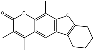 3,4,11-trimethyl-6,7,8,9-tetrahydro-[1]benzofuro[3,2-g]chromen-2-one