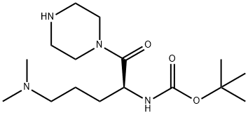 tert-Butyl (S)-4-(diMethylaMino)-1-(piperazine-1-carbonyl)butylcarbaMate, 97%