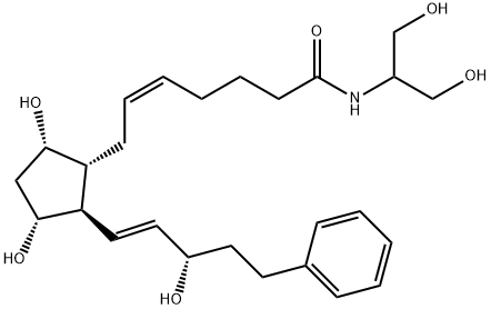 (Z)-7-[(1R,2R,3R,5S)-3,5-dihydroxy-2-[(E,3S)-3-hydroxy-5-phenylpent-1-enyl]cyclopentyl]-N-(1,3-dihydroxypropan-2-yl)hept-5-enamide