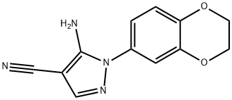 5-氨基-1-(2,3-二氢苯并[B][1,4]二噁英-6-基)-1H-吡唑-4-甲腈