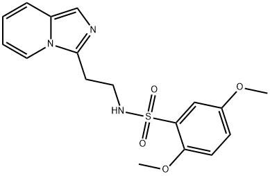 N-[2-(imidazo[1,5-a]pyridin-3-yl)ethyl]-2,5-dimethoxybenzenesulfonamide