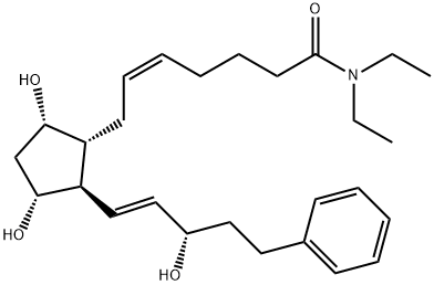 17-phenyl trinor Prostaglandin F2α diethyl amide