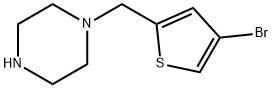 1-[(4-Bromo-2-thienyl)methyl]piperazine