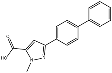 3-BIPHENYL-4-YL-1-METHYL-1{H}-PYRAZOLE-5-CARBOXYLIC ACID