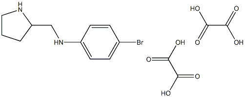 4-Bromo-n-(2-pyrrolidinylmethyl)aniline dioxalate