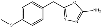 5-[4-(METHYLTHIO)BENZYL]-1,3,4-OXADIAZOL-2-AMINE