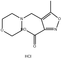 5-甲基-4-(吗啉甲基)异噁唑-3-羧酸盐酸盐