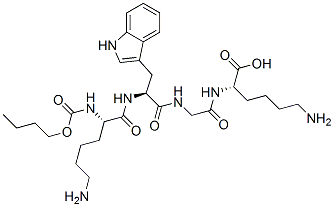 butyloxycarbonyl-lysinyl-tryptophyl-glycyl-lysine