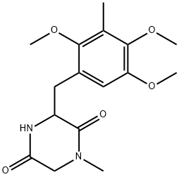1-methyl-3-(2,4,5-trimethoxy-3-methylphenylmethyl)-2,5-piperazinedione