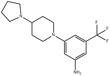 BenzenaMine, 3-(4-(pyrrolidin-1-yl)piperidin-1-yl)-5-(trifluoroMethyl)-