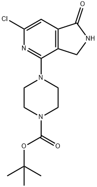 1-Piperazinecarboxylic acid, 4-(6-chloro-2,3-dihydro-1-oxo-1H-pyrrolo[3,4-c]pyridin-4-yl)-, 1,1-diMethylethyl ester