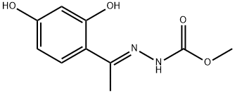methyl 2-[1-(2,4-dihydroxyphenyl)ethylidene]hydrazinecarboxylate