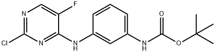 [3-(2-CHLORO-5-FLUORO-PYRIMIDIN-4-YLAMINO)-PHENYL]-CARBAMIC ACID TERT-BUTYL ESTER