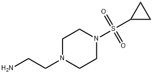 {2-[4-(CYCLOPROPYLSULFONYL)PIPERAZIN-1-YL]ETHYL}AMINE