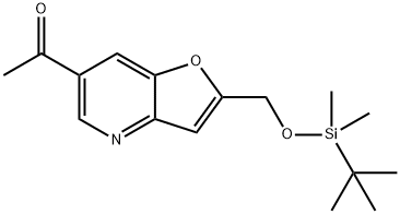 1-(2-((tert-Butyldimethylsilyloxy)methyl)-furo[3,2-b]pyridin-6-yl)ethanone