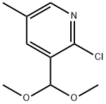 2-CHLORO-3-(DIMETHOXYMETHYL)-5-METHYLPYRIDINE