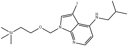 3-碘-N-(2-甲基丙基)-1-[[[2-(三甲基甲硅烷基)乙氧基]甲基]-1H-吡咯并[2,3-B]吡啶-4-胺