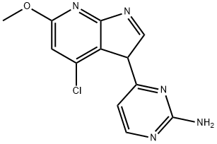 2-PyriMidinaMine, 4-(4-chloro-6-Methoxy-3H-pyrrolo[2,3-b]pyridin-3-yl)-