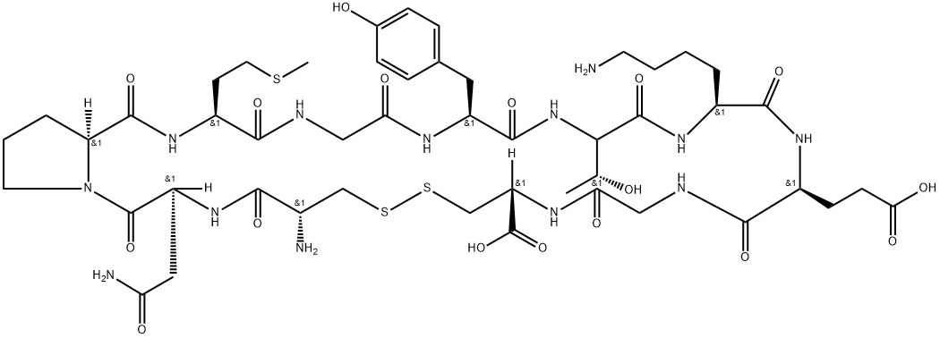 H-CYS-ASN-PRO-MET-GLY-TYR-THR-LYS-GLU-GLY-CYS-OH(DISULFIDE BRIDGE:CYS1-CYS11)