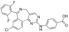 4-(9-chloro-7-(2,6-difluorophenyl)-5H-benzo[e]pyrimido[5,4-c]azepin-2-ylamino)benzoic acid