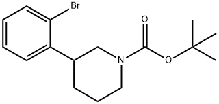 tert-butyl 3-(2-broMophenyl)piperidine-1-carboxylate