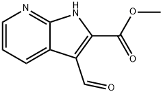 1H-Pyrrolo[2,3-b]pyridine-2-carboxylic acid, 3-forMyl-, Methyl ester
