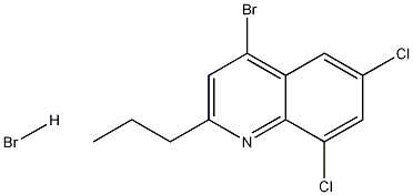 4-Bromo-6,8-dichloro-2-propylquinoline hydrobromide