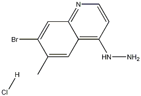 7-Bromo-4-hydrazino-6-methylquinoline hydrochloride