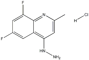 6,8-Difluoro-4-hydrazino-2-methylquinoline hydrochloride
