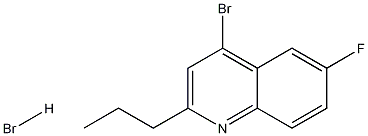 4-Bromo-6-fluoro-2-propylquinoline hydrobromide