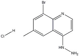8-Bromo-4-hydrazino-6-methylquinoline hydrochloride