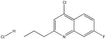 4-Chloro-7-fluoro-2-propylquinoline hydrochloride