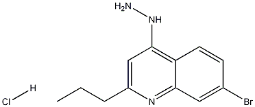 7-Bromo-4-hydrazino-2-propylquinoline hydrochloride
