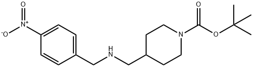 4-((4-nitrobenzylamino)methyl)piperidine-1-carboxylic acid tert-butyl ester