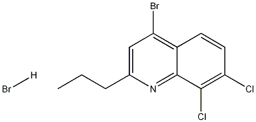 4-Bromo-7,8-dichloro-2-propylquinoline hydrobromide